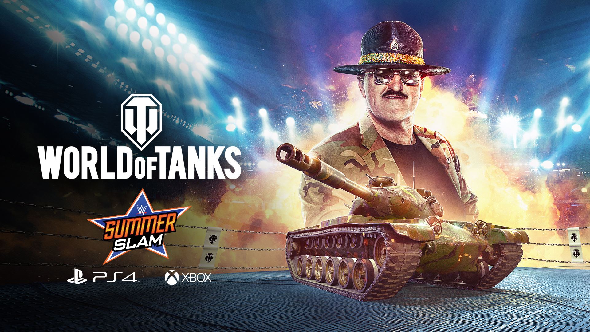 WoTConsole-SummerSlam Sgt Slaughter 1