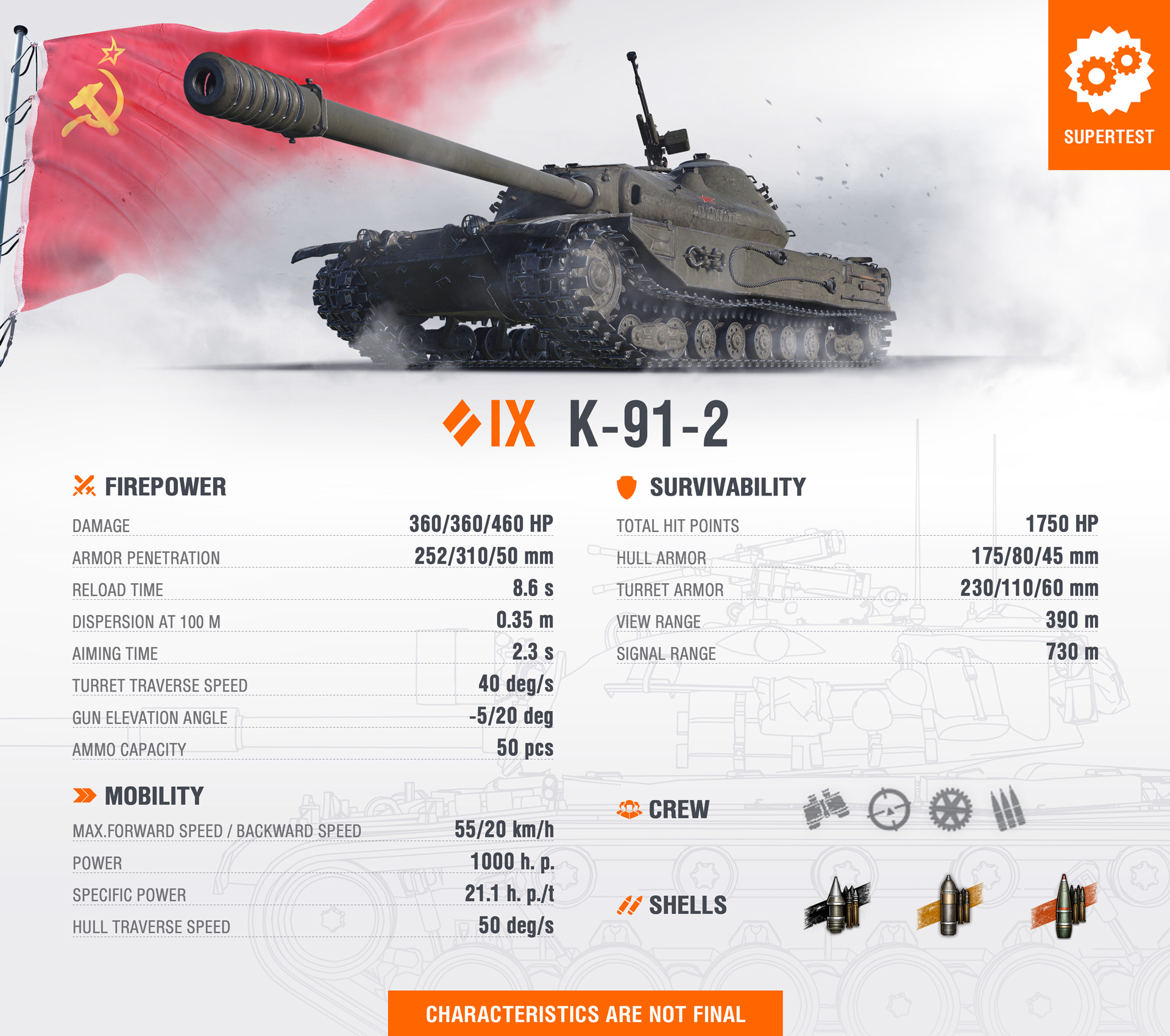 WoT Template New-Tank K-91-2 EN