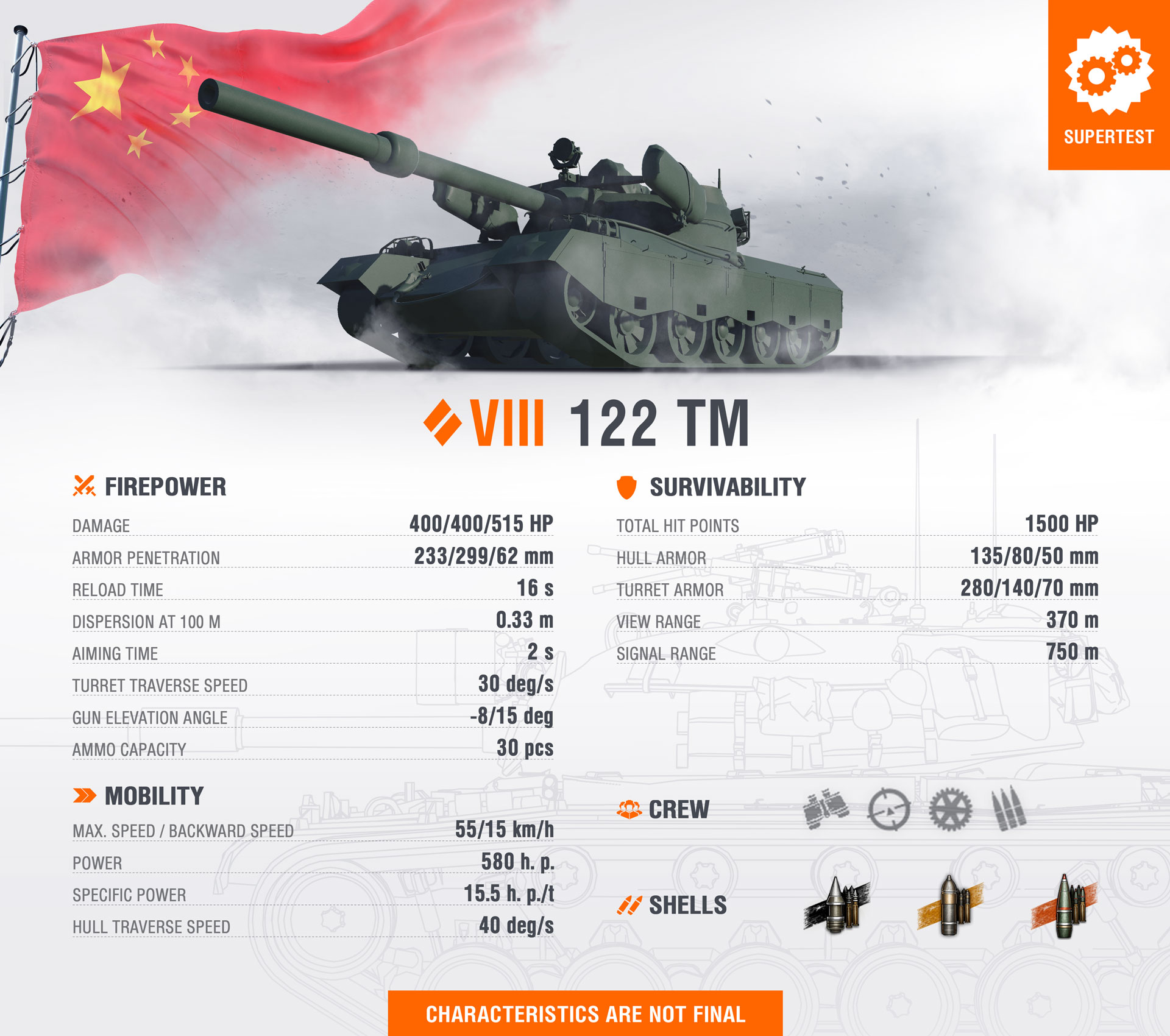 WoT Template New Tank 122 TM EN