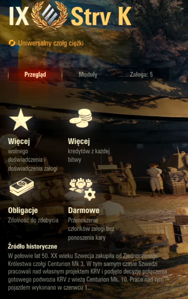 info o strv k